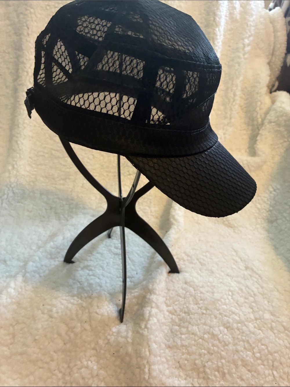 Black Mesh Baseball Cap - Women’s Lightweight Hat